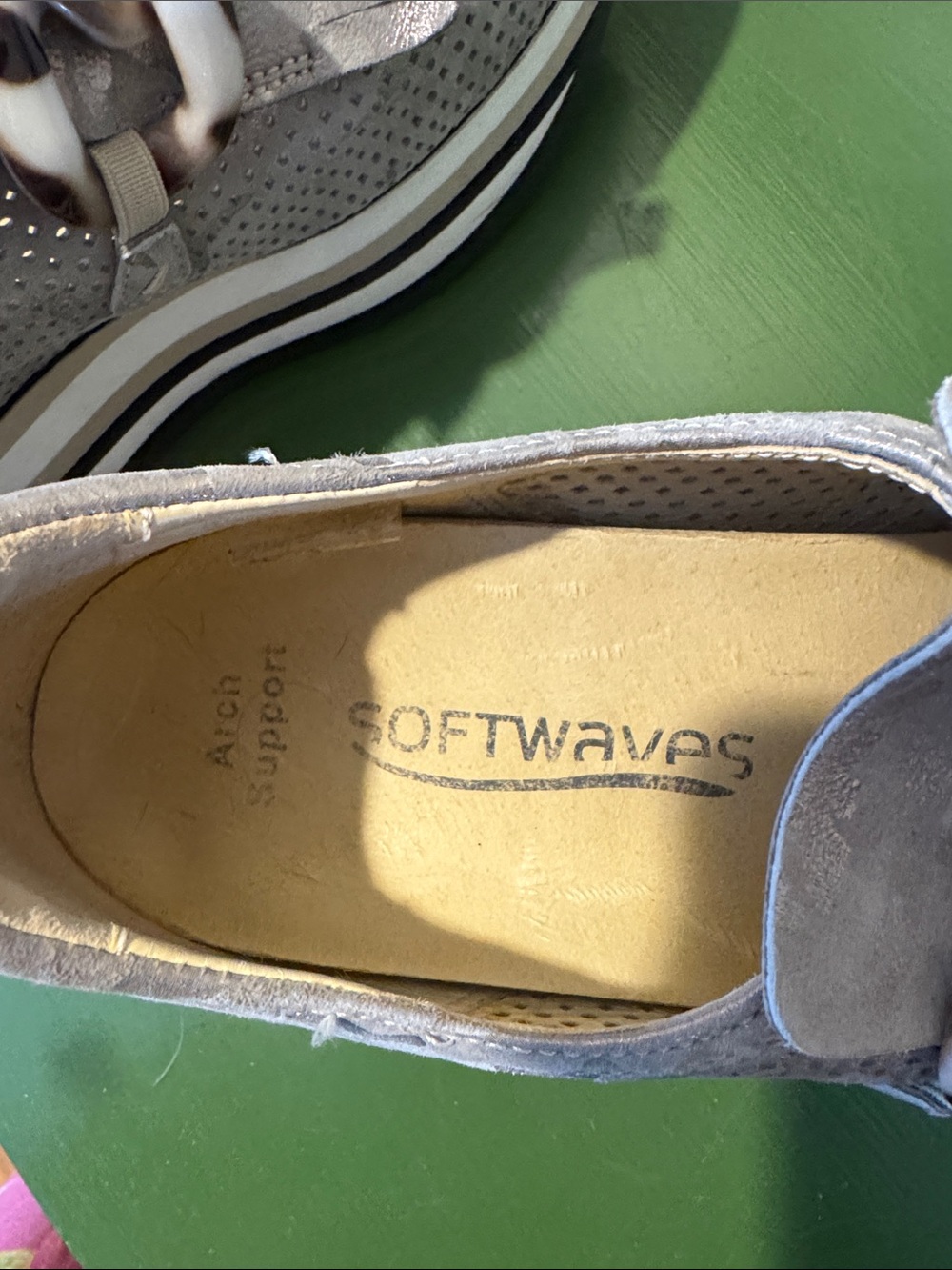Softwaves Cadie metallic leather platform shoes made in Portugal - Picture 5 of 9